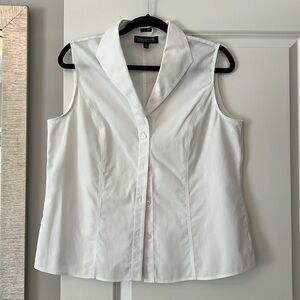 JONES NY WHITE TAILORED TANK